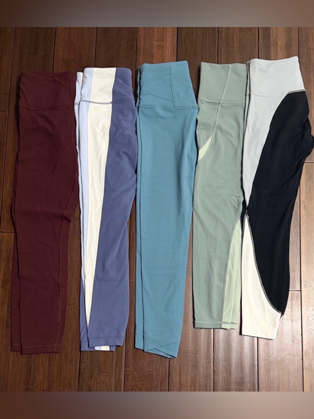 5 pair athleta leggings bundle - elation and salutation